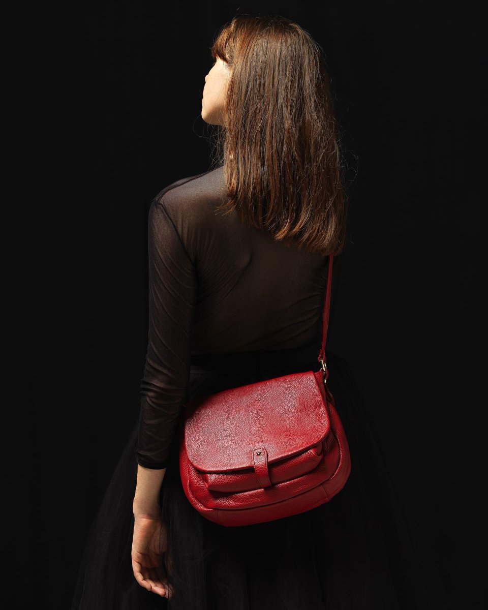 Sac Porté Épaule / Porté Croisé Véronica - Rouge – Image 3
