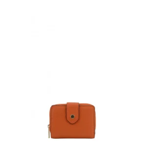 Club | Porte monnaie à rabat orange