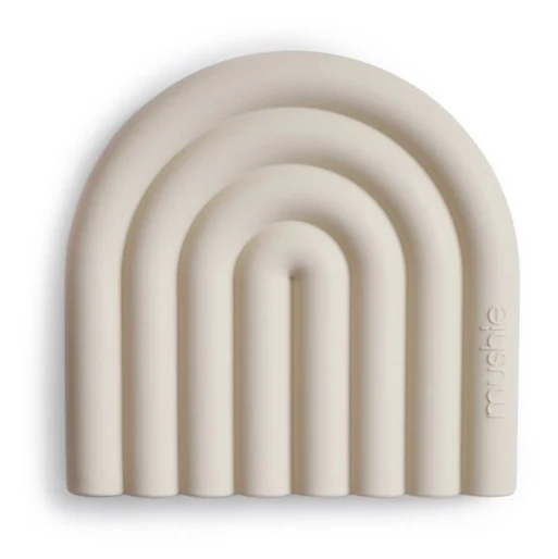 Jouet de dentition Arc en ciel en silicone - Mushie