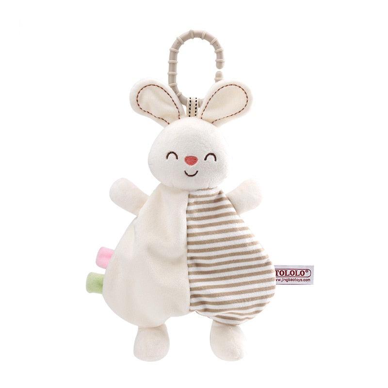 Doudou en peluche animaux avec hochet – Image 4