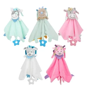 Doudou en peluche pour bébés de 0 à 12 mois