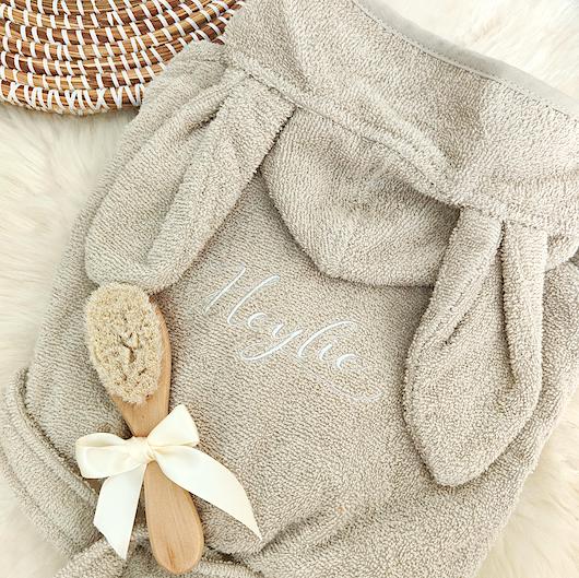 Peignoir oreilles beige – Image 8