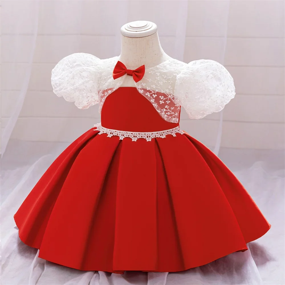Robe de cérémonie rouge noël – Image 4