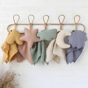 Serviette doudou adorable pour nouveau-né