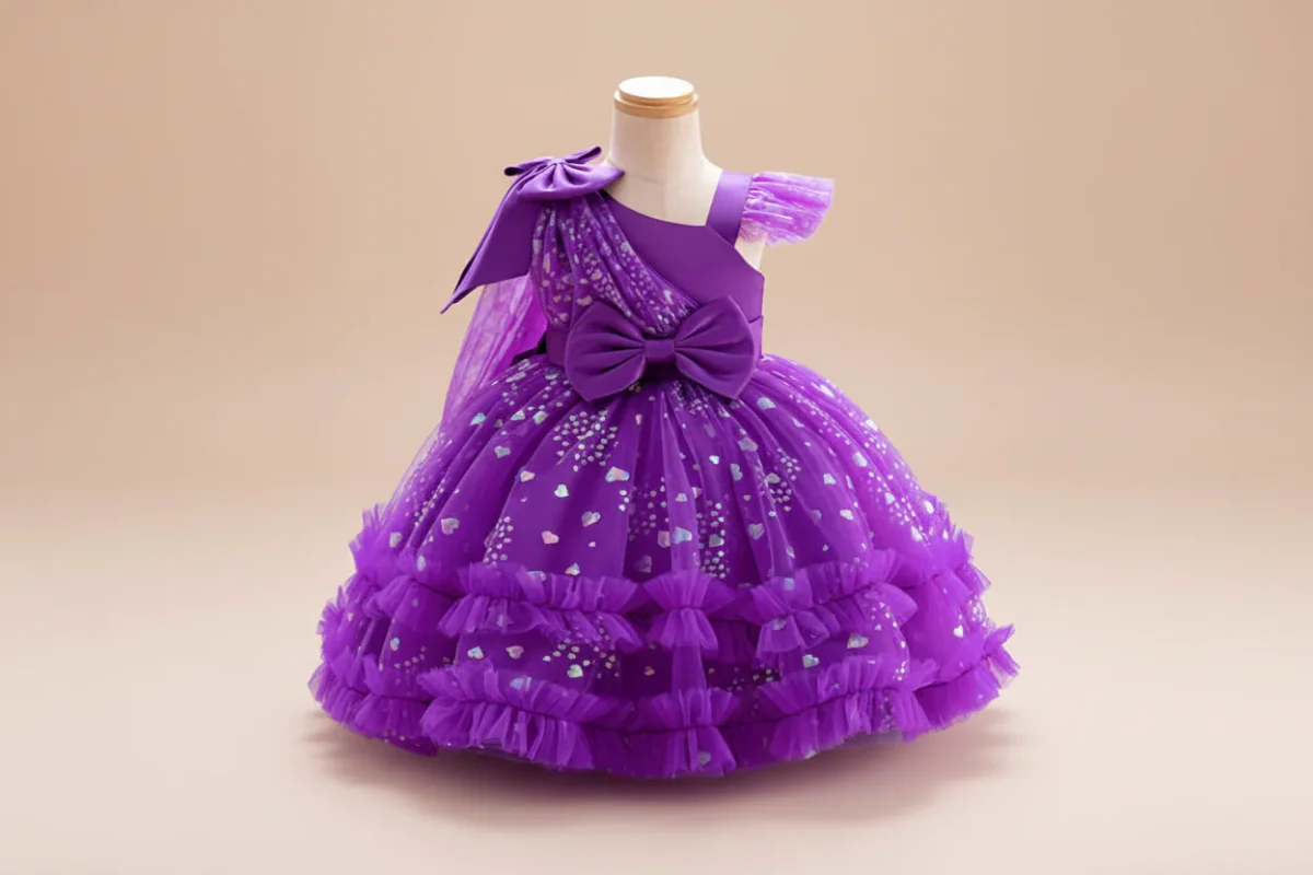 Robe anniversaire enfant Love – Image 3