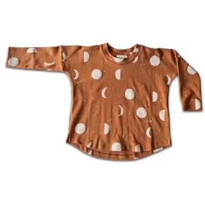 T-Shirt Lou Imprimé Lunes Cannelle