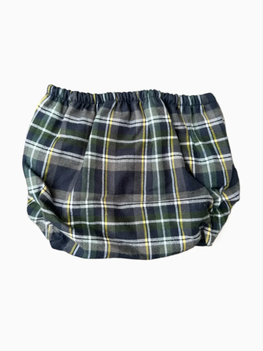 Bloomer bébé écossais – Bleu – Image 4