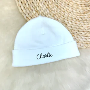 Bonnet naissance coton