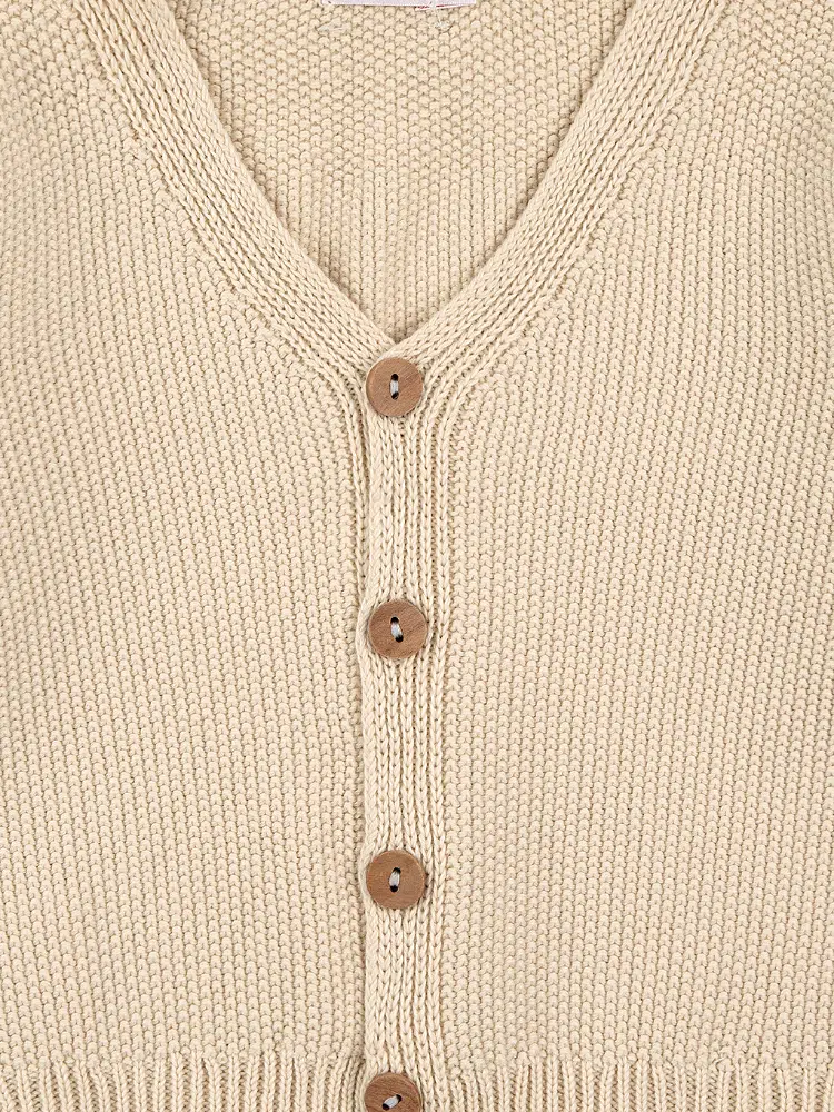 Cardigan bébé – Beige – Image 3