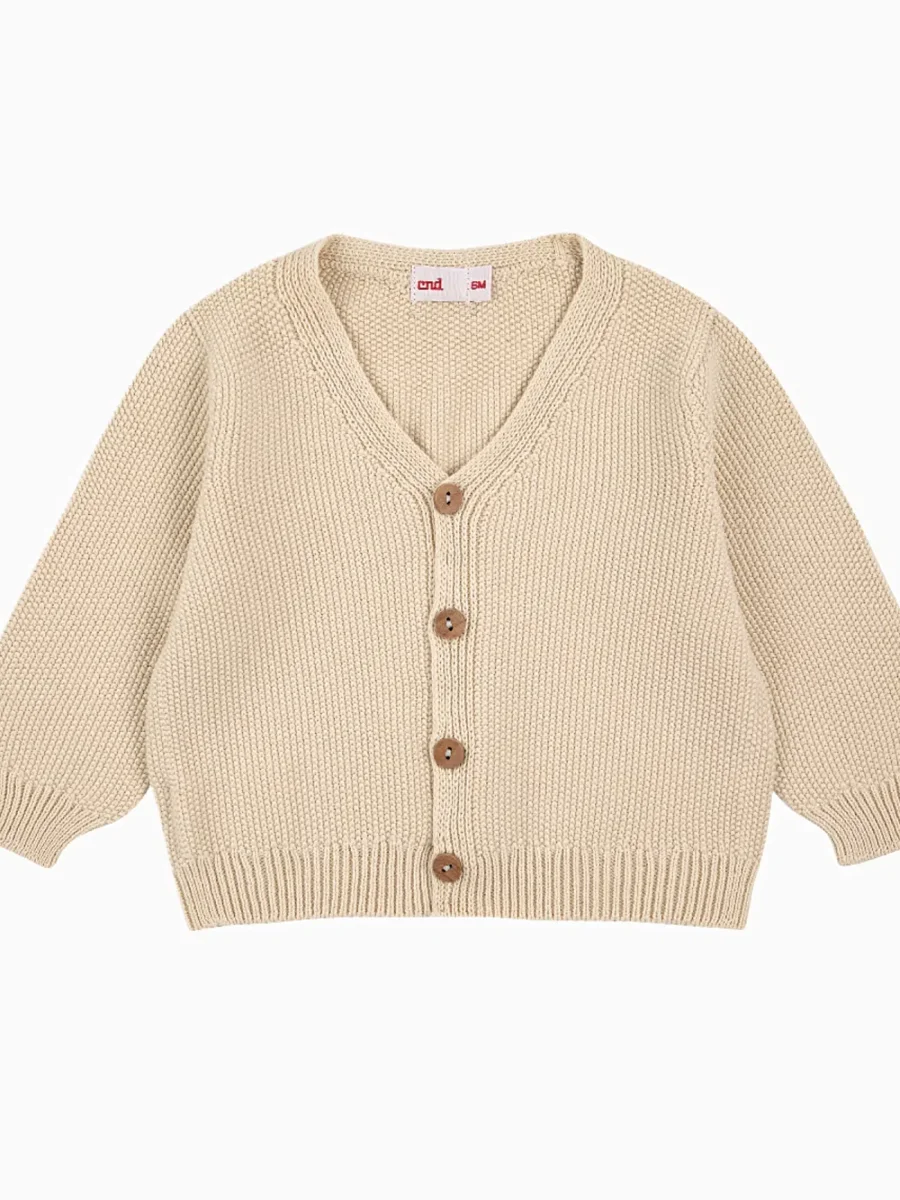 Cardigan bébé – Beige