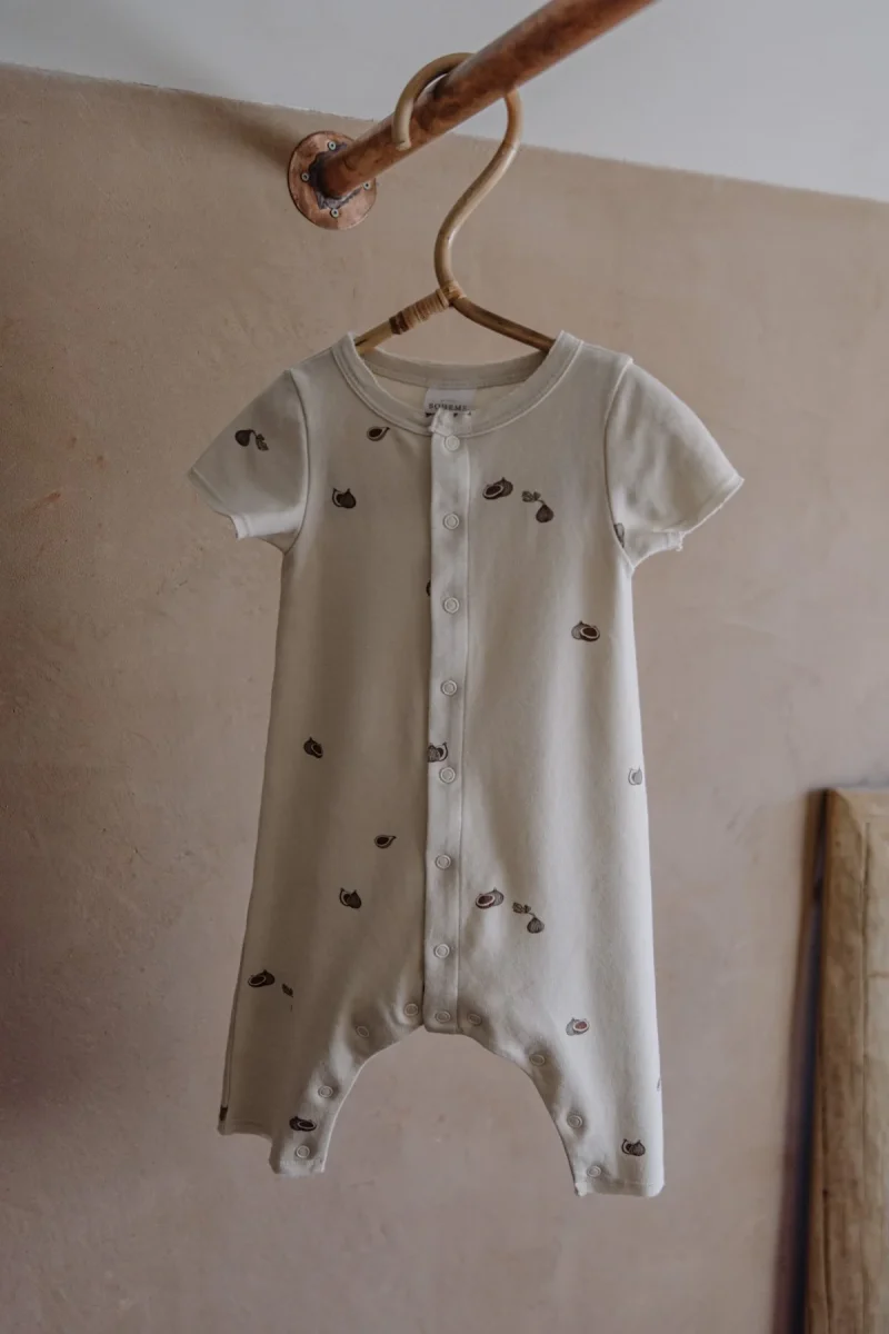 Pyjama Combinaison Léo Petites Figues Ecru – Image 3