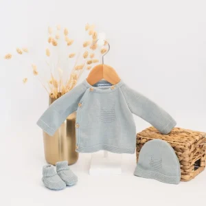 Ensemble en coton pour bébé – Collection «Petits Chats»