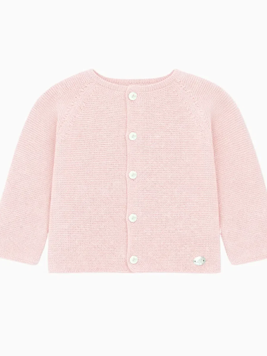 Cardigan bébé – Rose