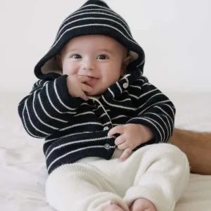 Manteau en laine mélangée – Collection «Petits Marins»