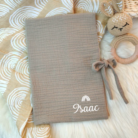 Protège carnet de santé taupe – Image 3